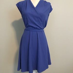 Blue tie Dress